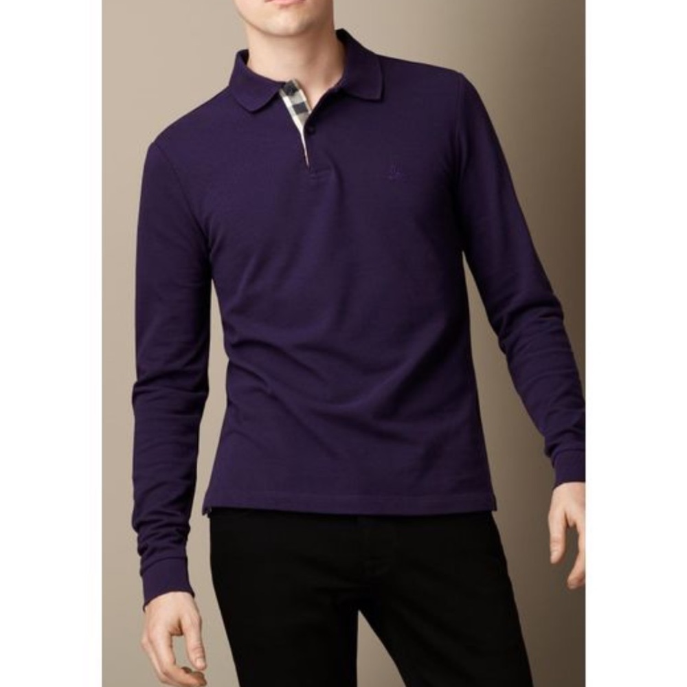 Authentic Burberry Brit  long sleeve polo size L